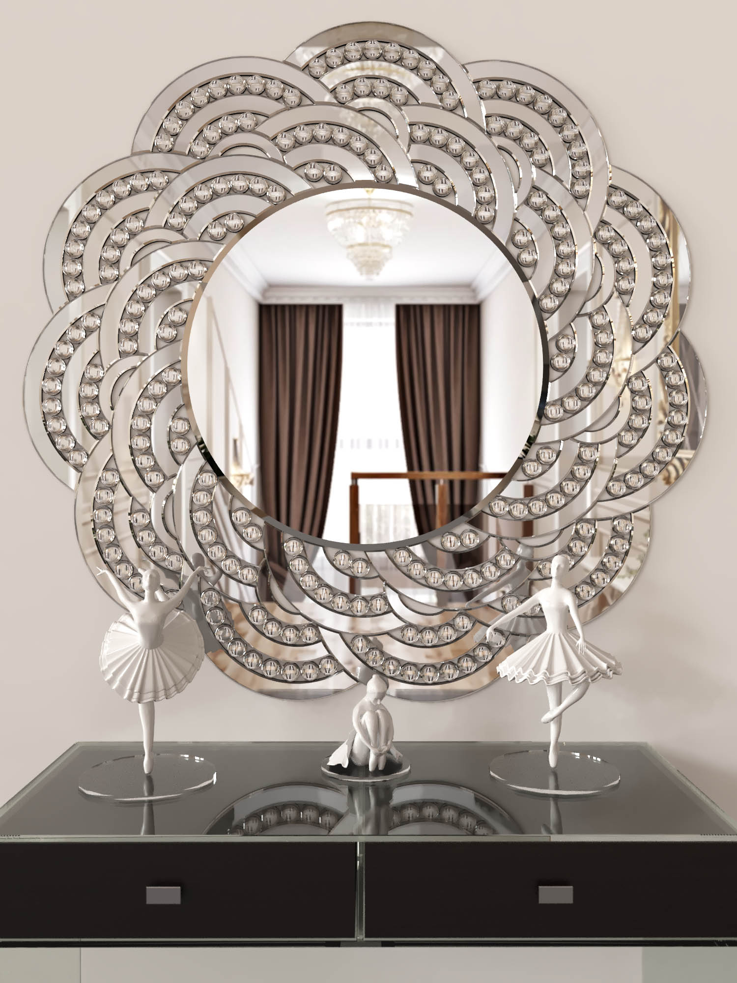 Зеркало Brillica CREMA BL926/926-C06