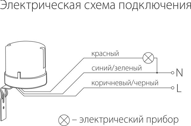 Датчик движения и освещения Elektrostandard SNS-L-07 5500W IP44 4690389055430