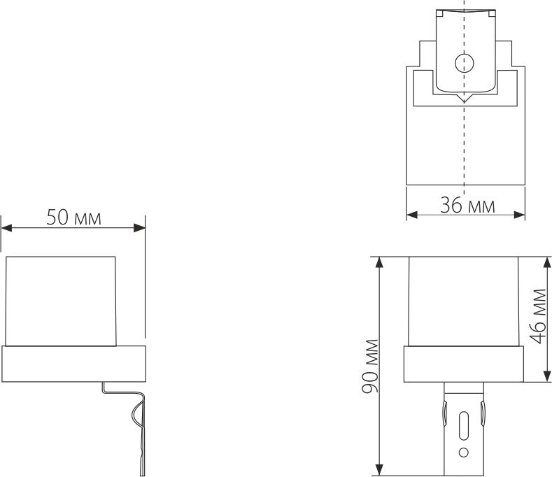 Датчик движения и освещения Elektrostandard SNS-L-06 1200W IP44 4690389032011