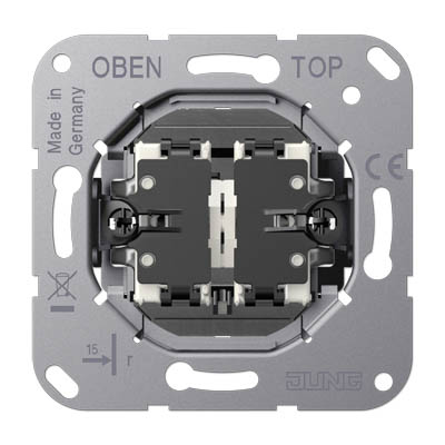Механизм выключателя для жалюзи кнопочный Jung LS1912 K539VEU 18001₽