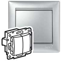 Переключатель двухклавишный Legrand VALENA CLASSIC 694339 1150₽