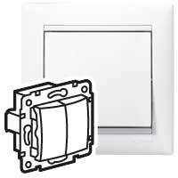 Выключатель двухклавишный Legrand VALENA CLASSIC 694265 672₽