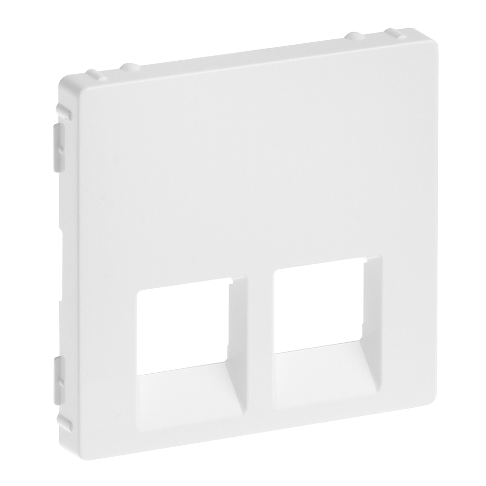 Лицевая панель для розетки телефонной RJ-11/интернет RJ-45 двойной Legrand VALENA LIFE, ALLURE 755420