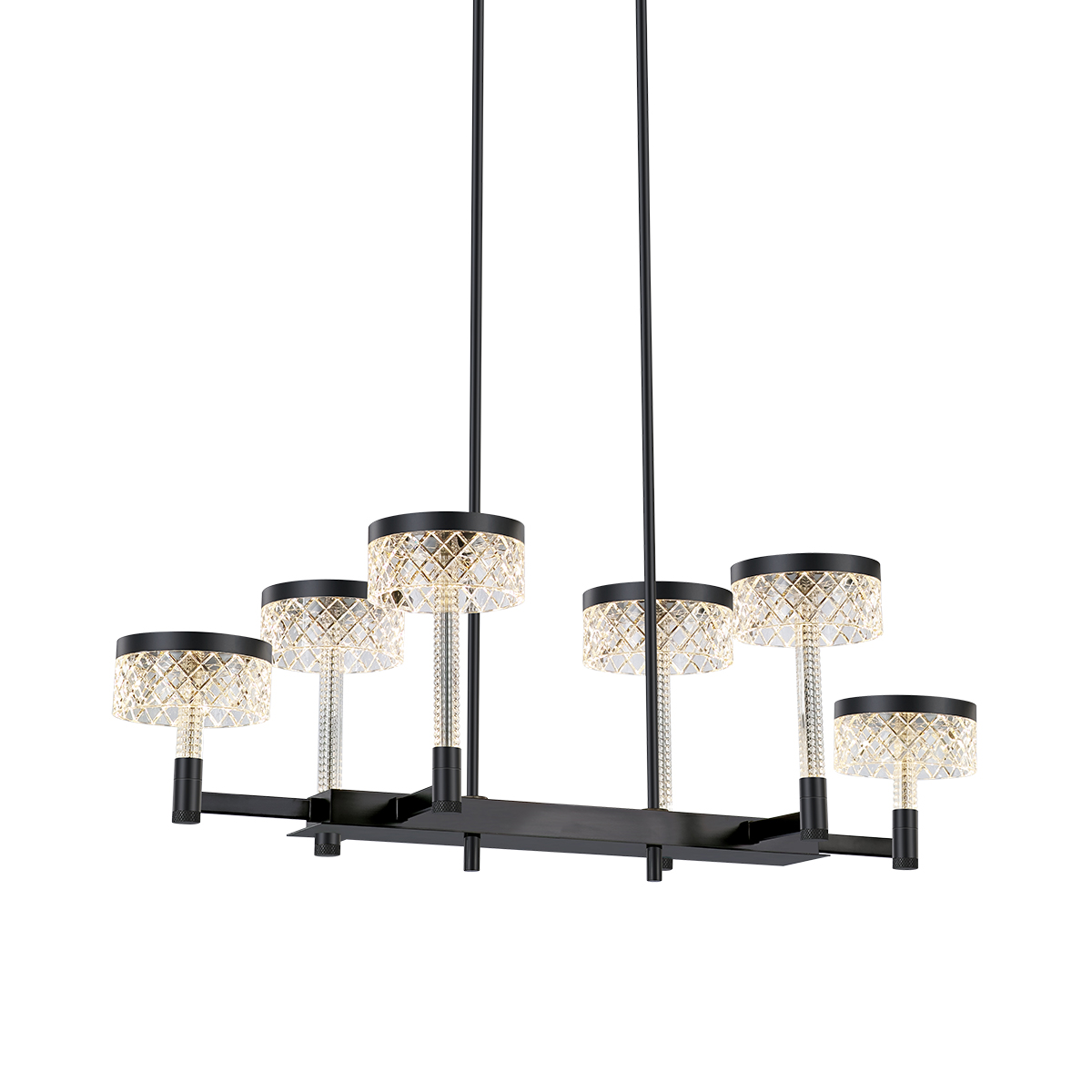 Люстра на штанге Delight Collection MD21020075-6B matt black