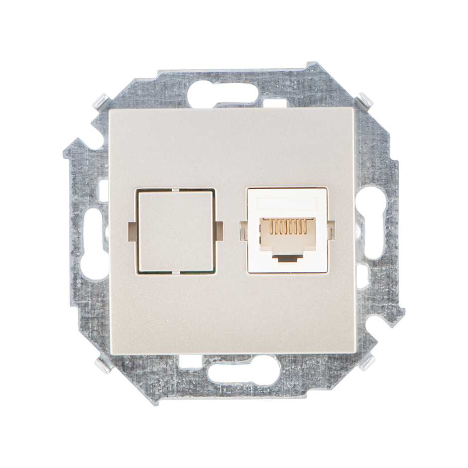 Розетка интернет RJ-45 Simon SIMON 15 1591598-034 888₽