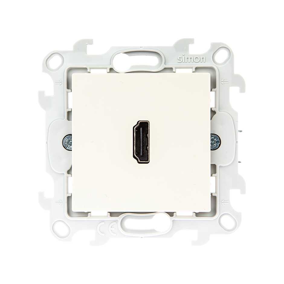 Розетка HDMI Simon SIMON 24 HARMONIE 2411094-031 9576₽