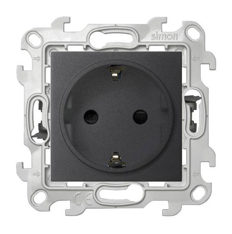 Розетка сз со шторками Simon SIMON 24 HARMONIE 2420432-038 768₽