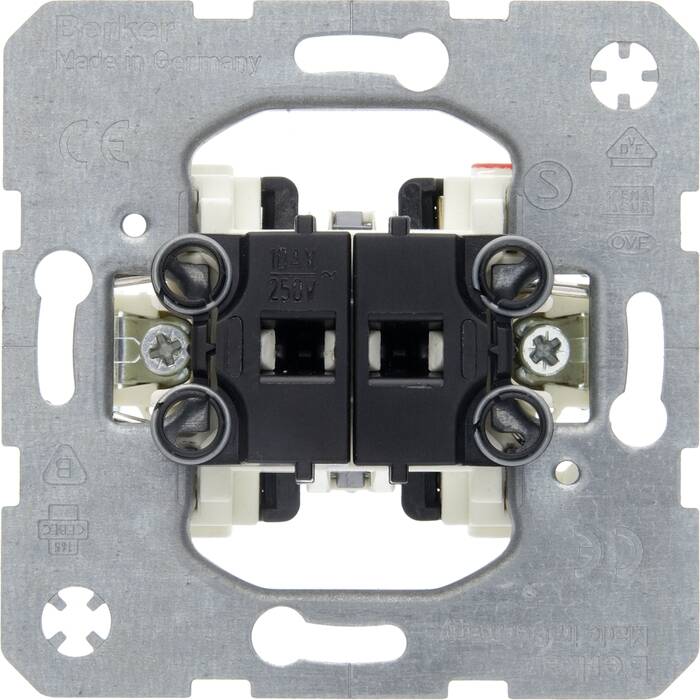 Механизм для двухклавишного выключателя Berker 1930 3035