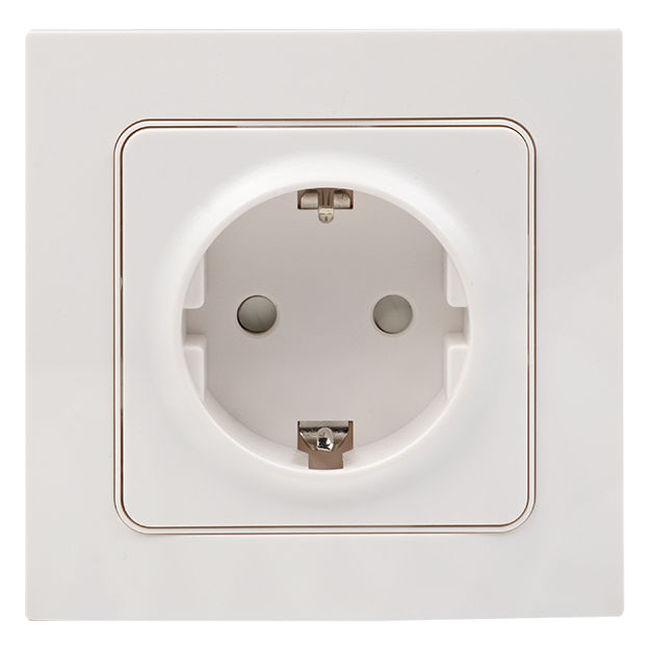 Розетка с/з со шторками EKF СТОКГОЛЬМ EXR16-028-10