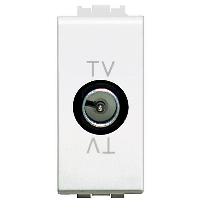 Розетка TV Bticino LIVING LIGHT N4202P 1984₽