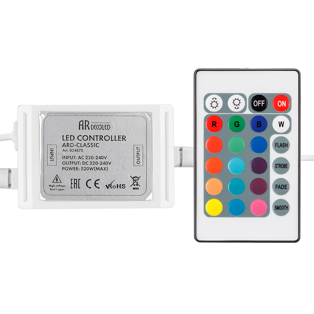 Контроллер Ardecoled ARD-CLASSIC 230V 520W ПДУ Карта 024878 330₽