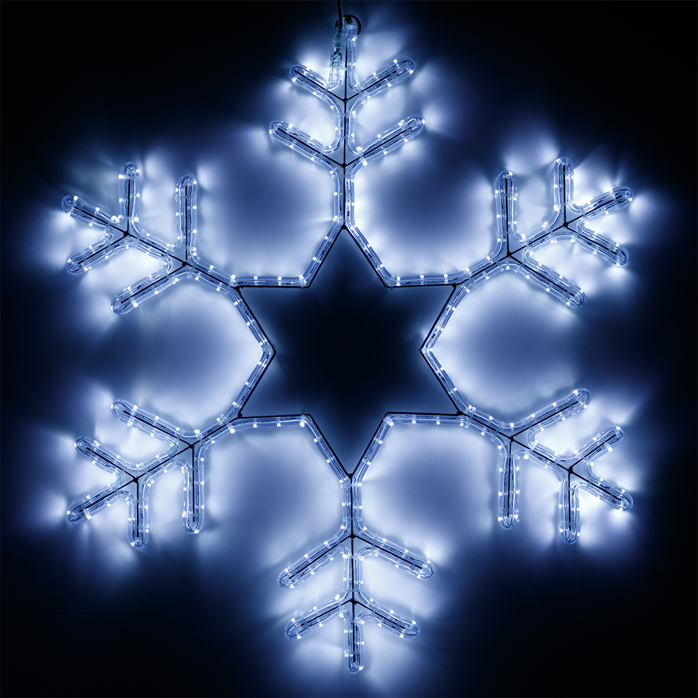 Фигура Ardecoled ARD-SNOWFLAKE-M4-750x750-324LED White (230V, 18W) 025307