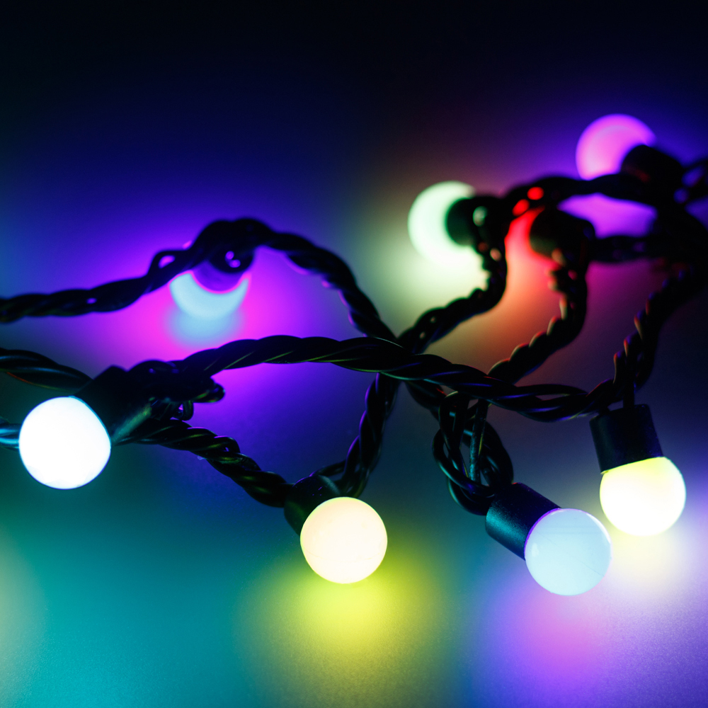 Гирлянда Ardecoled Ard-ball-classic-d17.5-20000-black-200led Rgb (230v, 14w) 025592