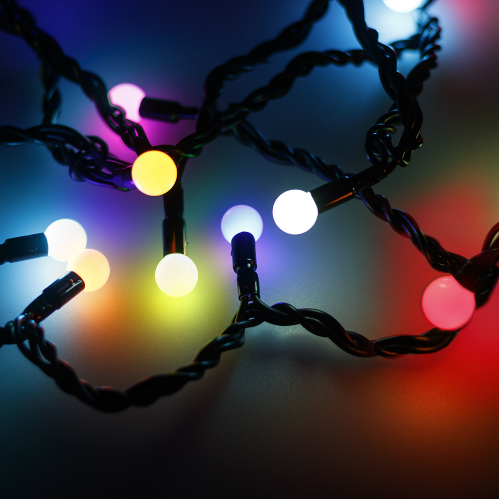 Гирлянда Ardecoled Ard-ball-classic-d13-5000-black-50led Rgb 230v 35w 025567 3770₽