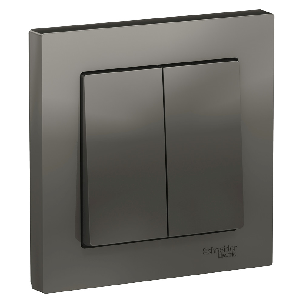 Выключатель двухклавишный Systeme Electric ATLAS DESIGN ATN000952 827₽