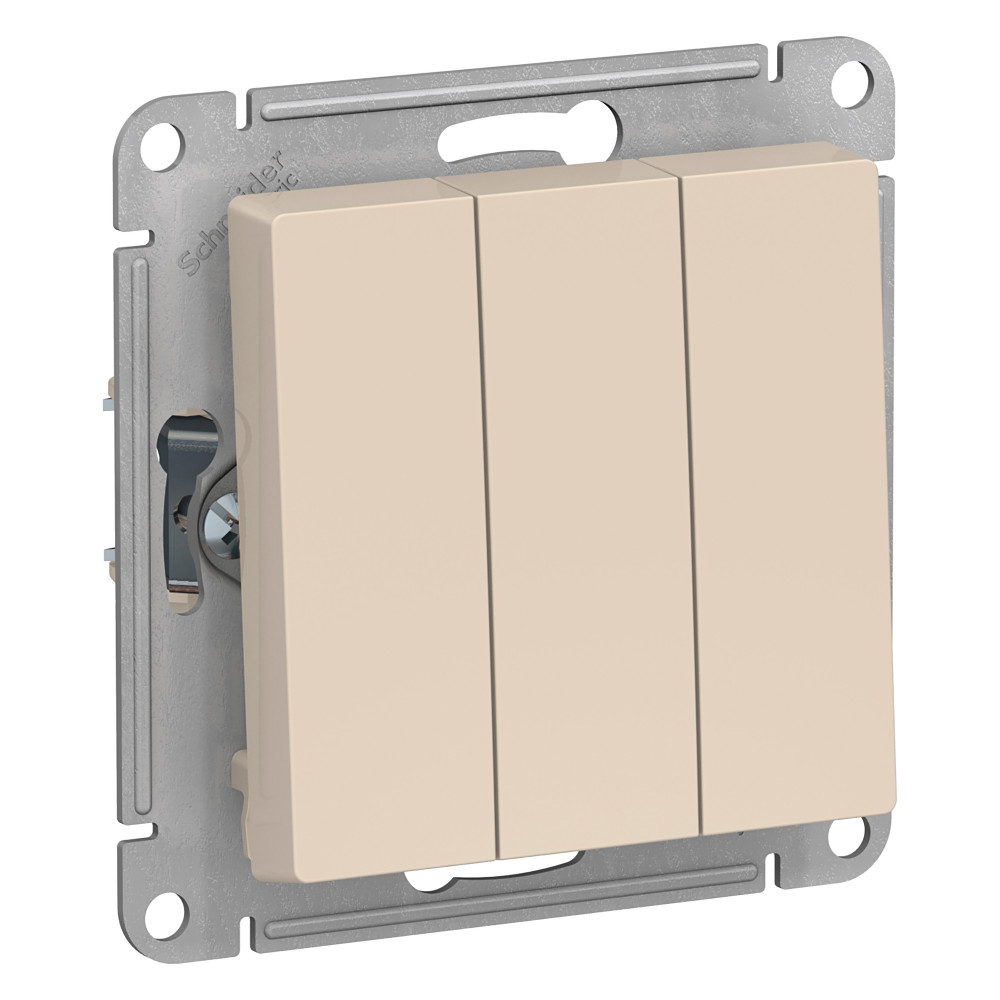 Выключатель трехклавишный Systeme Electric ATLAS DESIGN ATN000231 353₽