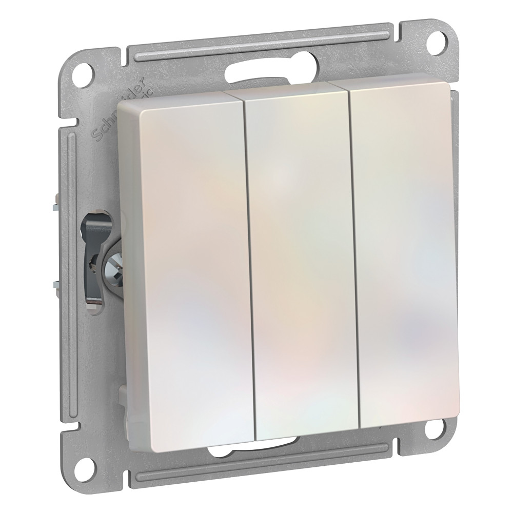 Выключатель трехклавишный Systeme Electric ATLAS DESIGN ATN000431 536₽