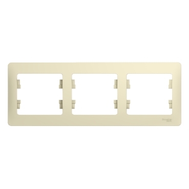 Рамка на 3 поста Systeme Electric GLOSSA GSL000203 176₽