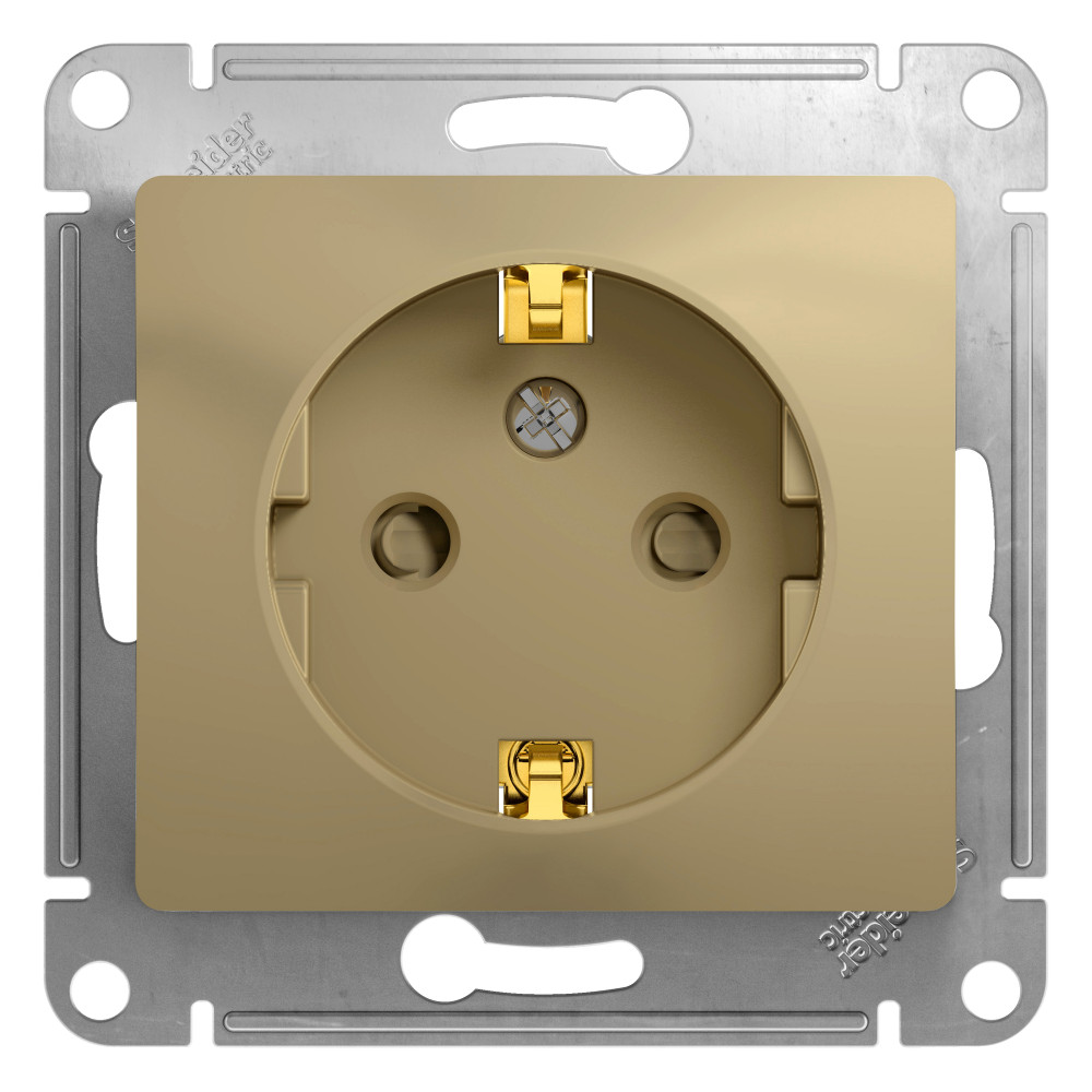 Розетка сз со шторками Systeme Electric GLOSSA GSL000445 375₽