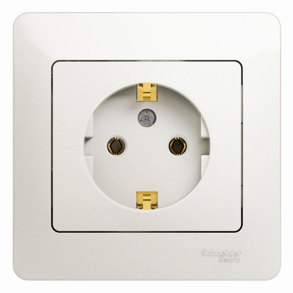 Розетка сз Systeme Electric GLOSSA GSL000642 394₽