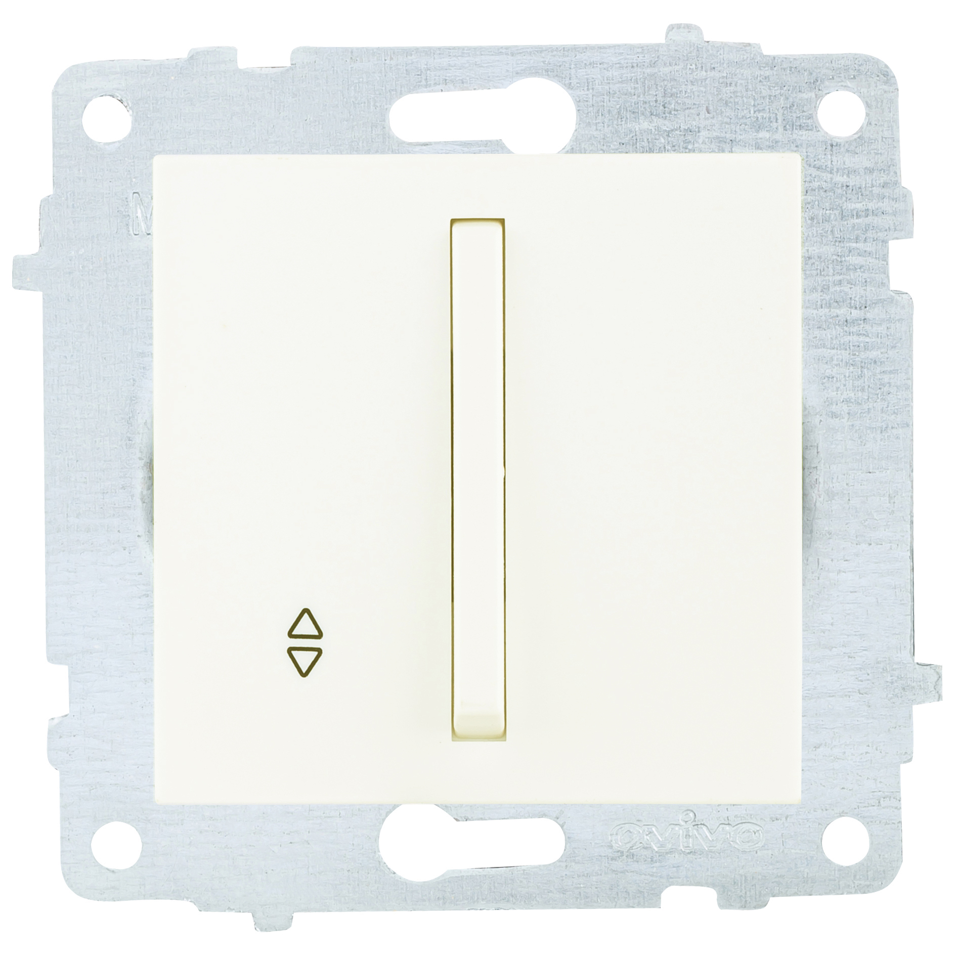 Выключатель одноклавишный проходной Ovivo QUANTUM LOFT MINA GRANO 610-000202-209 250₽