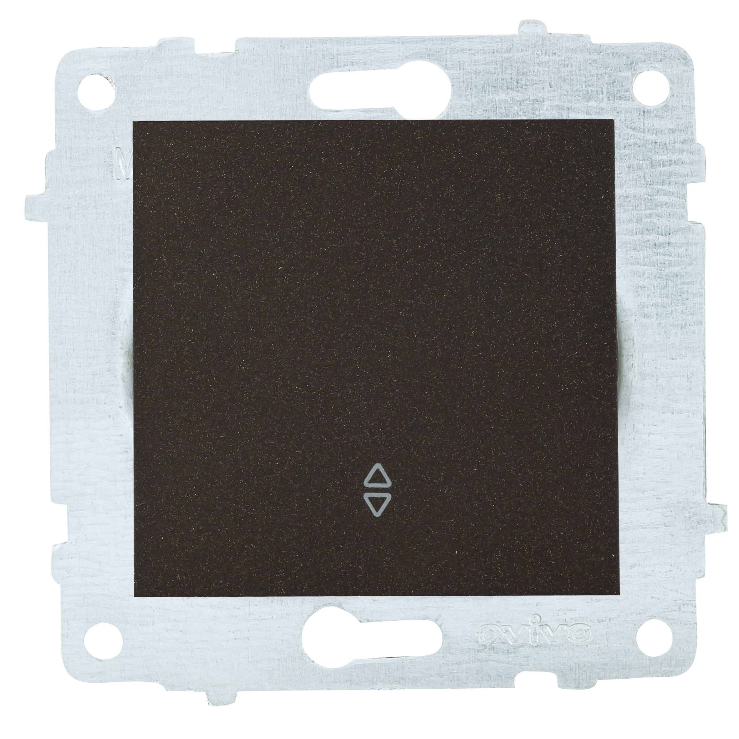 Выключатель одноклавишный проходной Ovivo QUANTUM LOFT MINA GRANO 600-000217-209