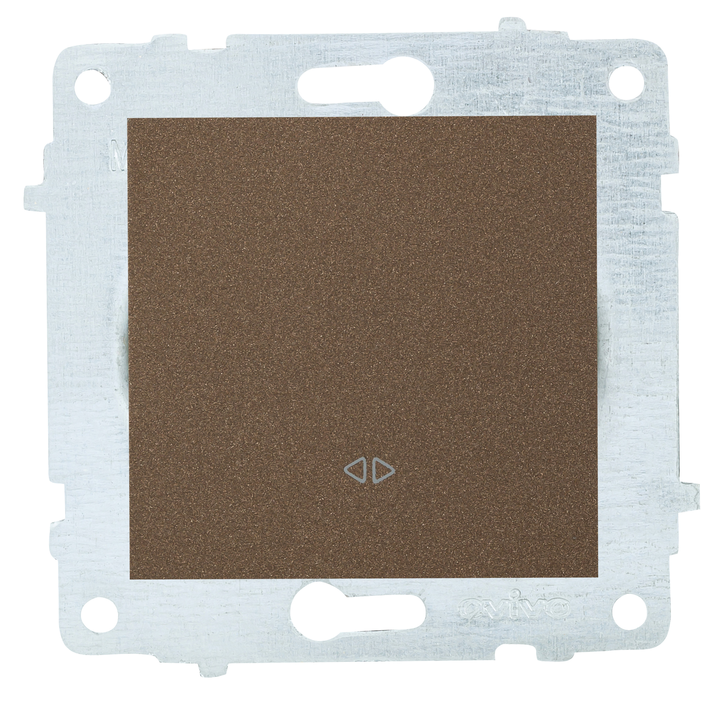 Выключатель одноклавишный перекрестный Ovivo QUANTUM LOFT MINA GRANO 600-000219-214