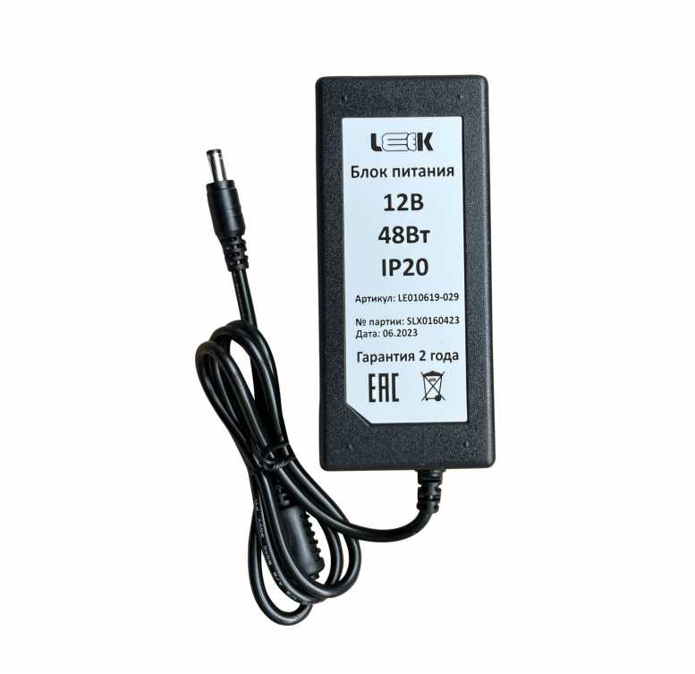 Блок питания 12V 48W Leek LE010619-029