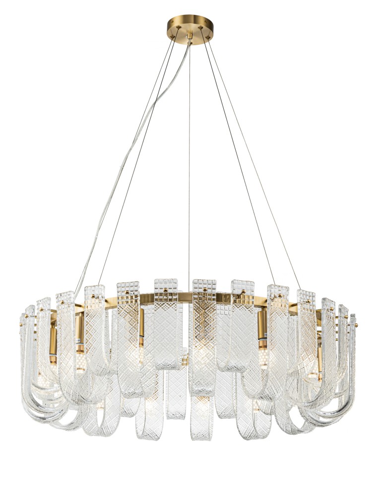 Подвесная люстра Belfast SEVERN 6601-800 BR CL