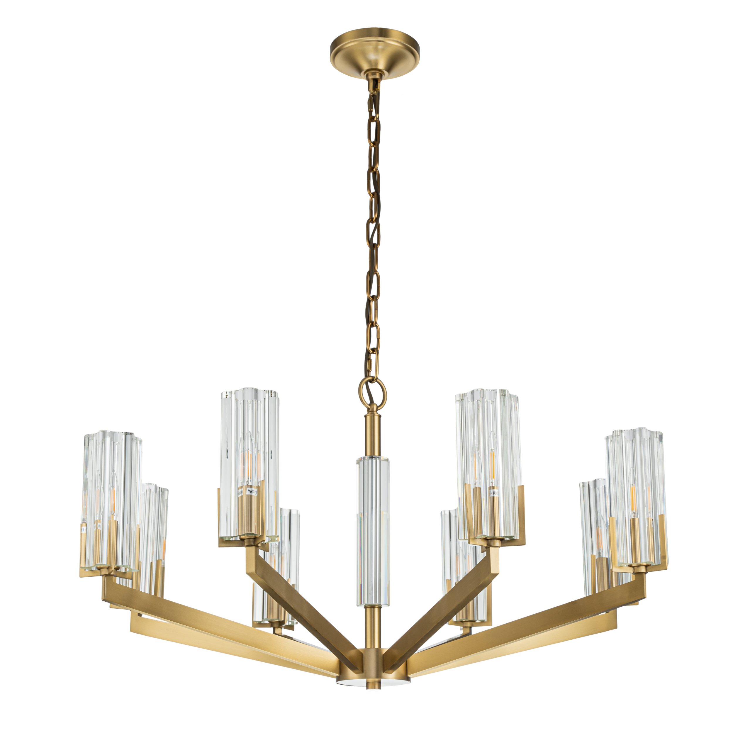 Подвесная люстра Belfast MALONE 6035-8 BR CL