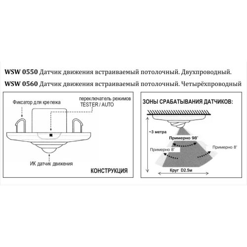 Датчик движения Shin Dong-А WSW 0560