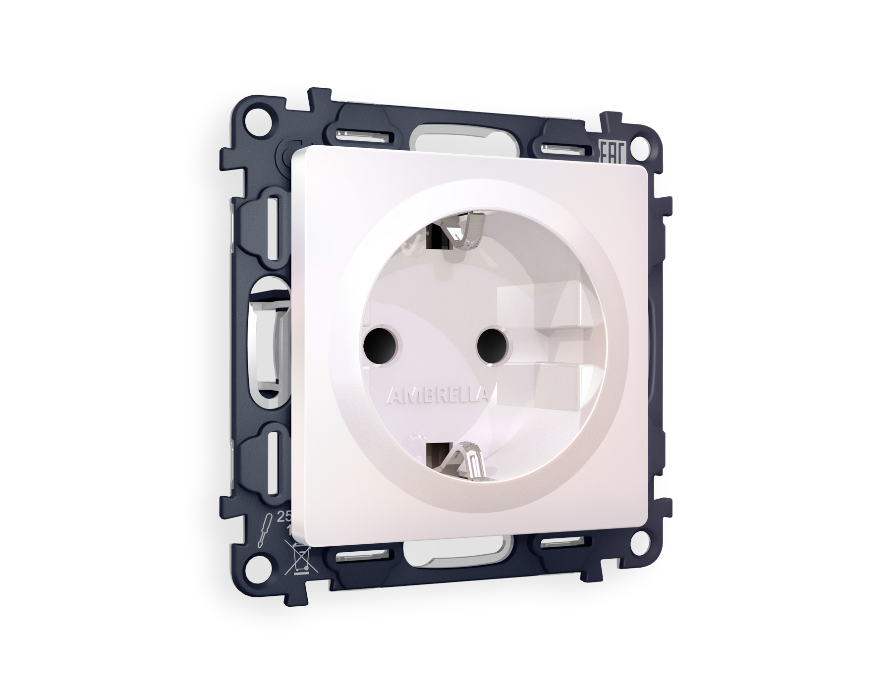 Розетка сз с шторками Ambrella Volt ALFA MA207010 485₽