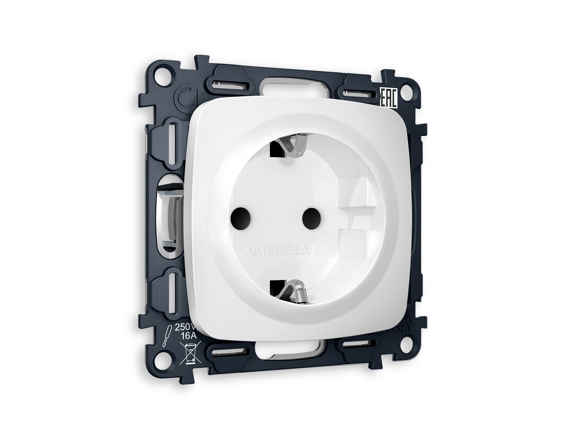 Розетка сз с шторками Ambrella Volt OMEGA MO127010 485₽