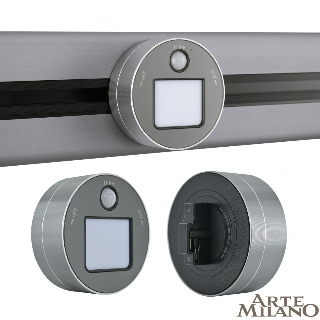 Датчик движения Arte Milano AM-TRACK-SOCKETS 380011TLSLWS Grey