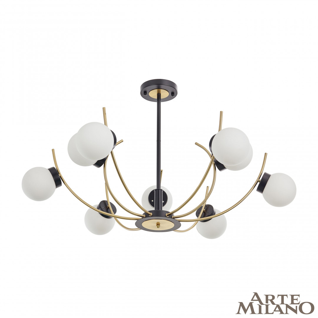 Люстра на штанге Arte Milano NEAPOLIS-76169 276169/9 BK/GD