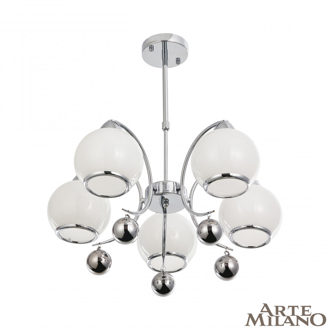 Люстра на штанге Arte Milano NEAPOLIS-76207 276207/5 Ni