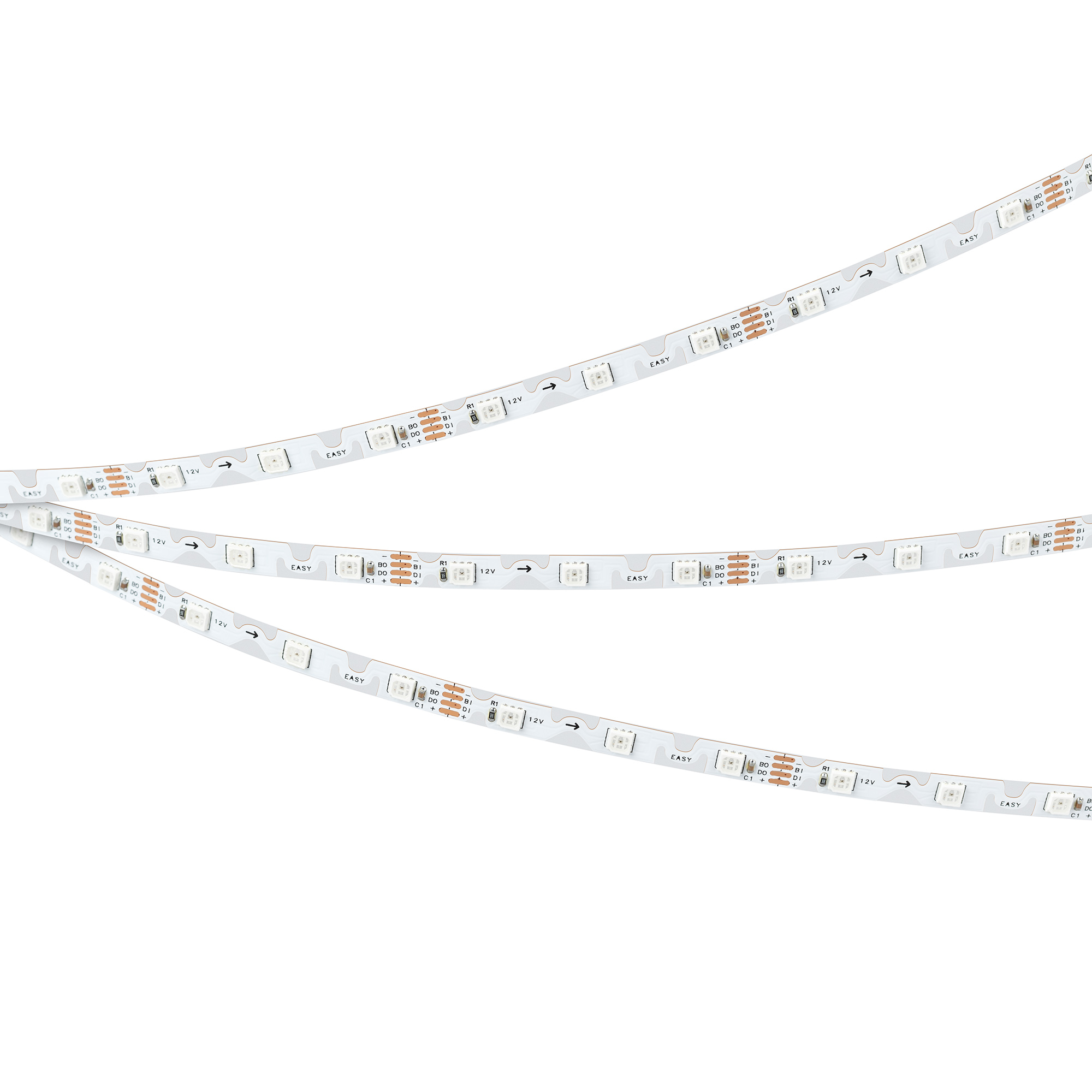 Светодиодная лента 12V RGB 7W/m 5m Arlight 044684