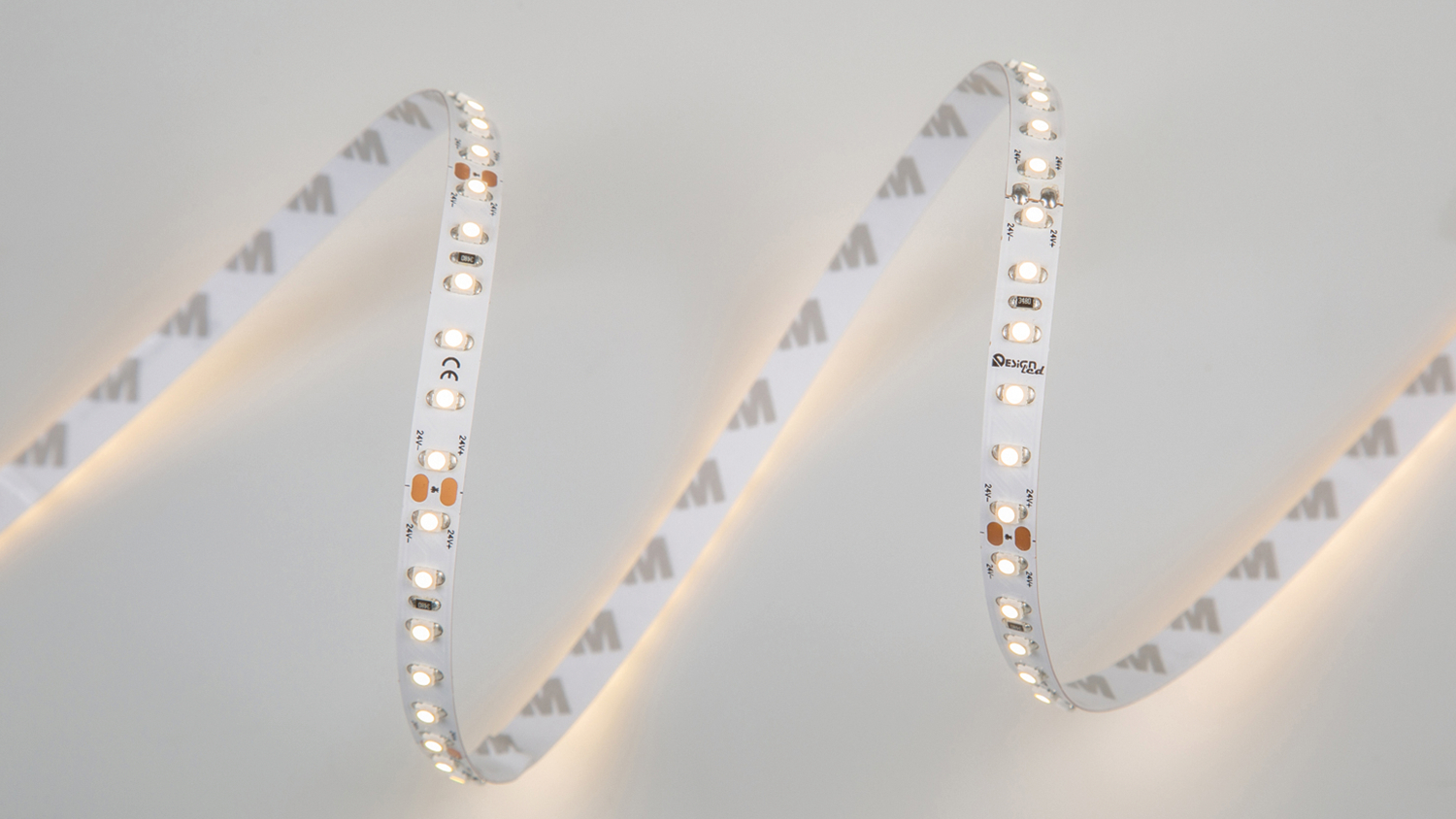 Светодиодная лента 24V 3000K 9,6W/m DesignLed 00-00012709