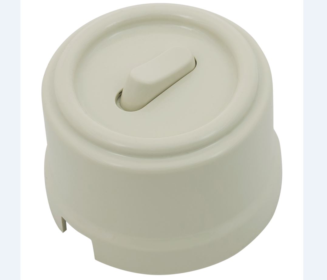 Выключатель одноклавишный Bironi ЛИЗЕТТА B1-220-211 472₽