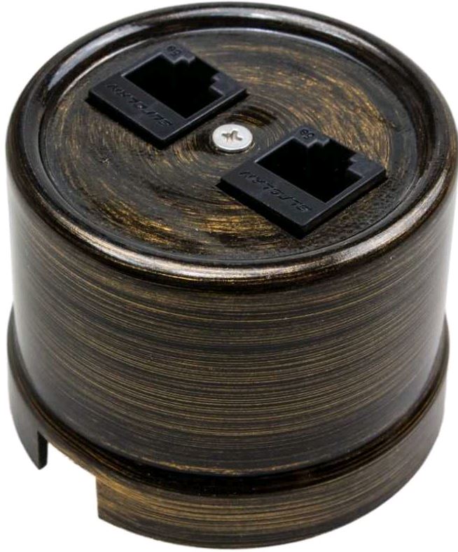 Розетка интернет RJ-45 Bironi ЛИЗЕТТА B1-302-25 2052₽
