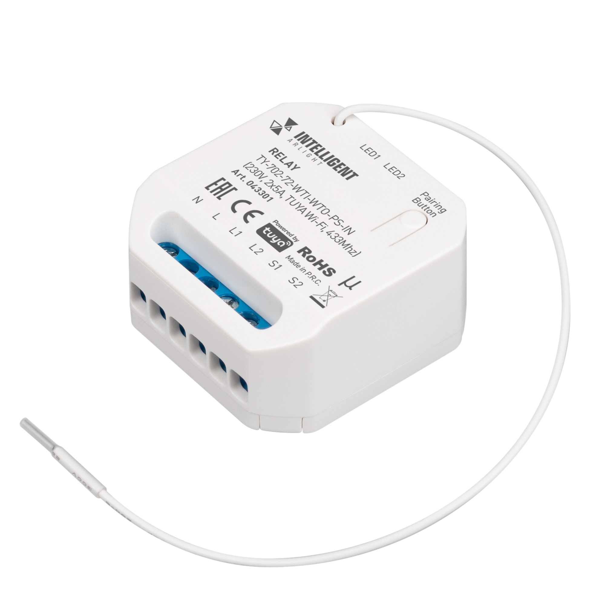 Релейный модуль TY-702-72-WTI-WTO-PS-IN Arlight 043301 8187₽