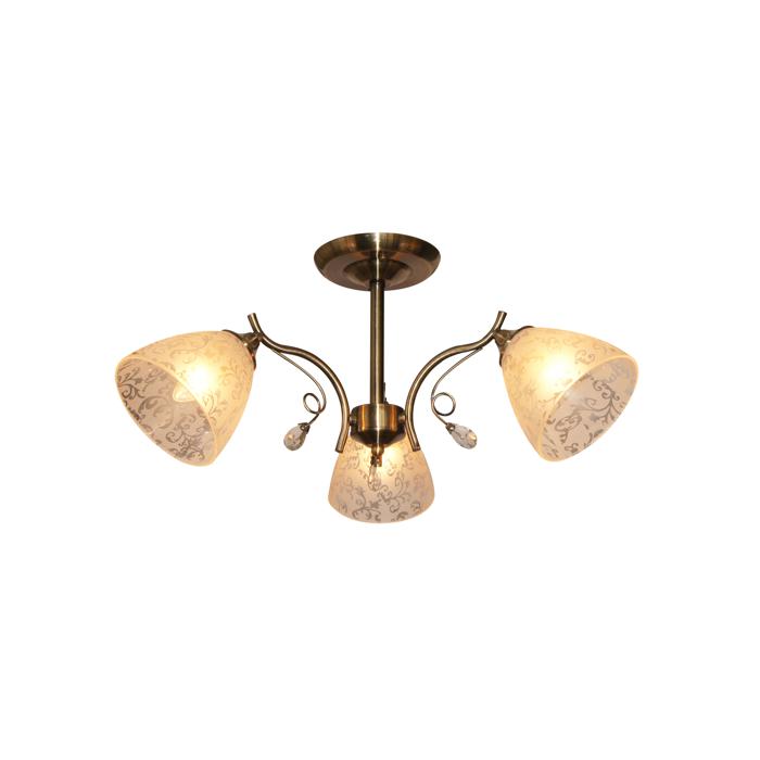 Потолочная люстра IDLamp OREBELLA 852/3PF-OLDBRONZE